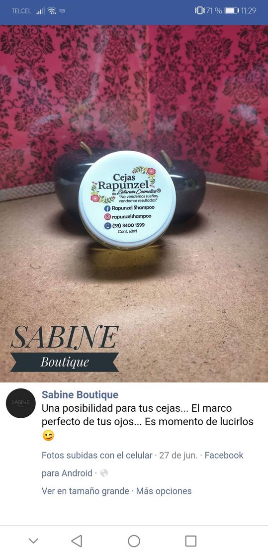 Moda Producto para cejas 