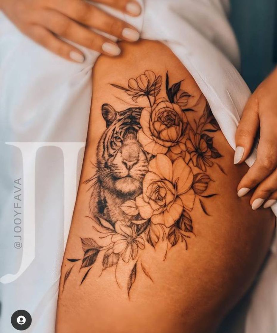 Social  tiger tattoo