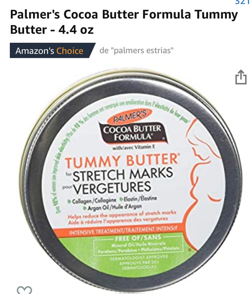 Social Crema anti estrías embarazo y después. 