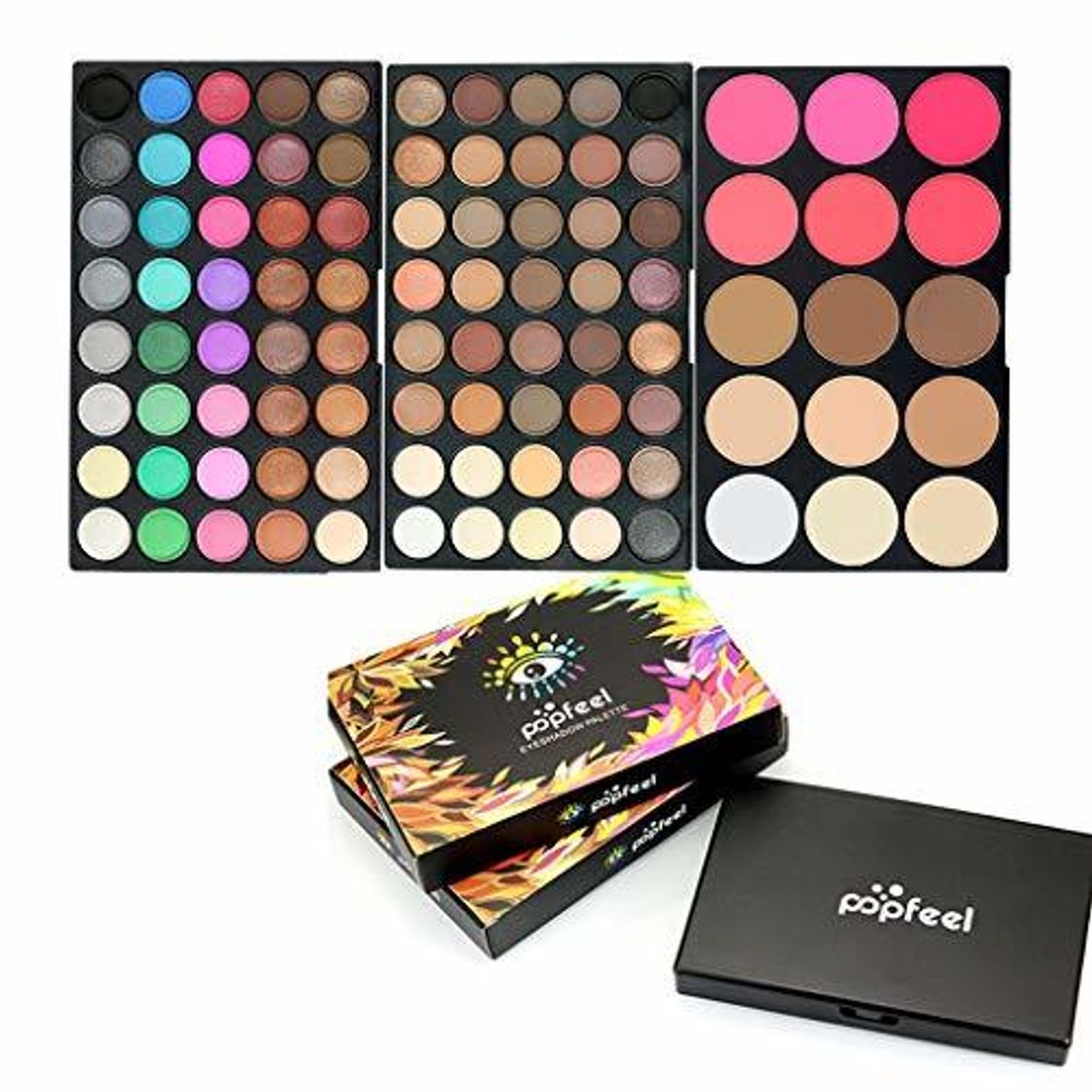 Social PhantomSky 95 Colores Profesional Sombra de Ojos de Maquillaje Cosmética Kit