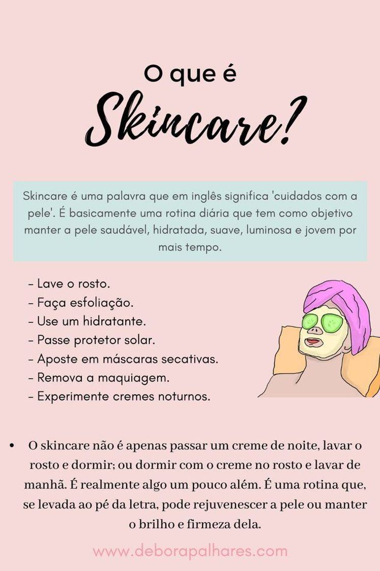 Fashion Oque é skin care?!✨