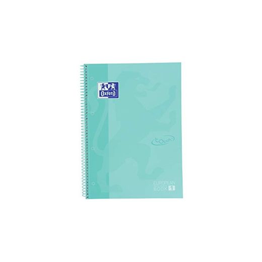Oxford Cuaderno Microperforado Touch 80 hojas color Ice Mint Pastel