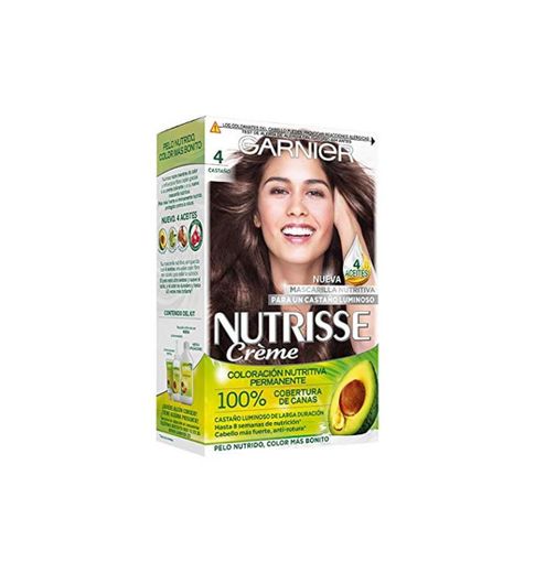 Garnier Nutrisse Creme coloración permanente con mascarilla nutritiva de cuatro aceites