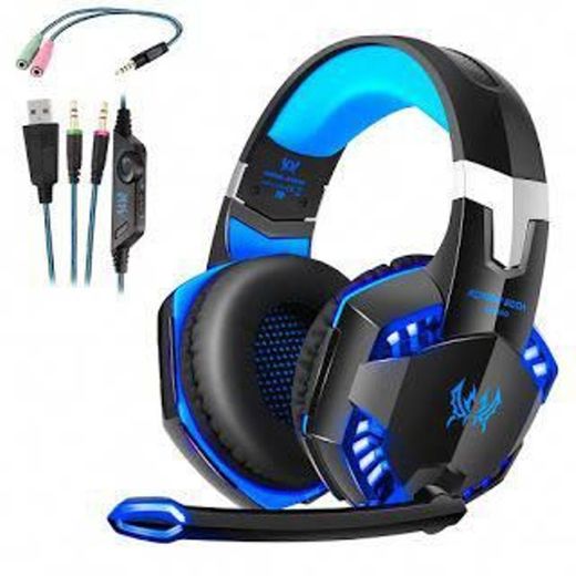 Auriculares Gaming Premium Stereo con Microfono para PS4 PC Xbox One, Cascos