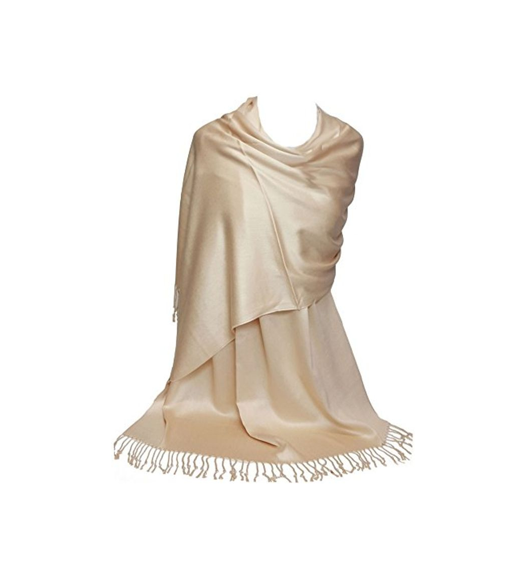 Product GFM Liso muy suave suave Pashmina Estilo Wrap bufanda