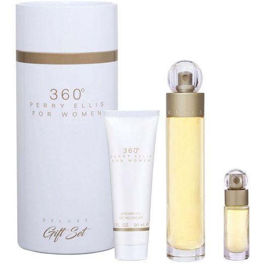 Fragancia Para Dama Set 360º Women Perry Ellis de 3 piezas