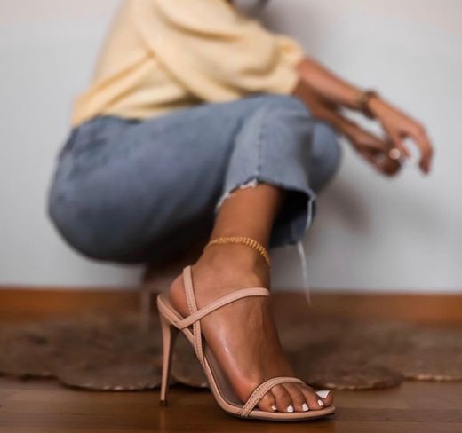 Nude sandals