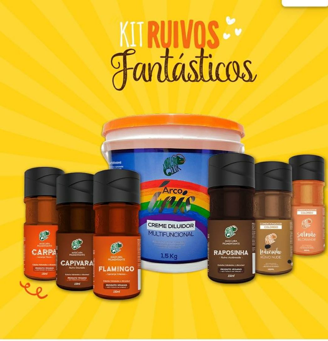 Moda Kit Ruivos Fantásticos - 4 Másc. Pigm. 150ml + Condicionador