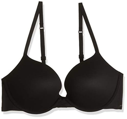 Tommy Hilfiger Memory Touch Sujetador con Push-up, Negro