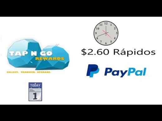 Tap n Go Rewards app para ganar dinero a Paypal