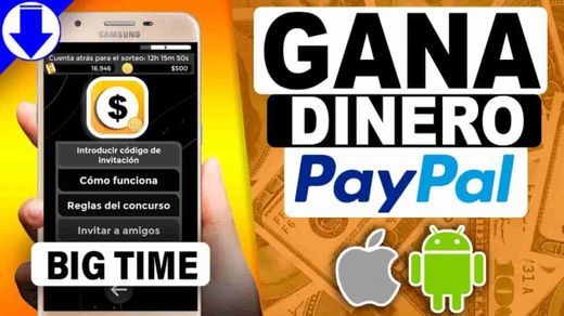 Big Time app para ganar dinero jugando