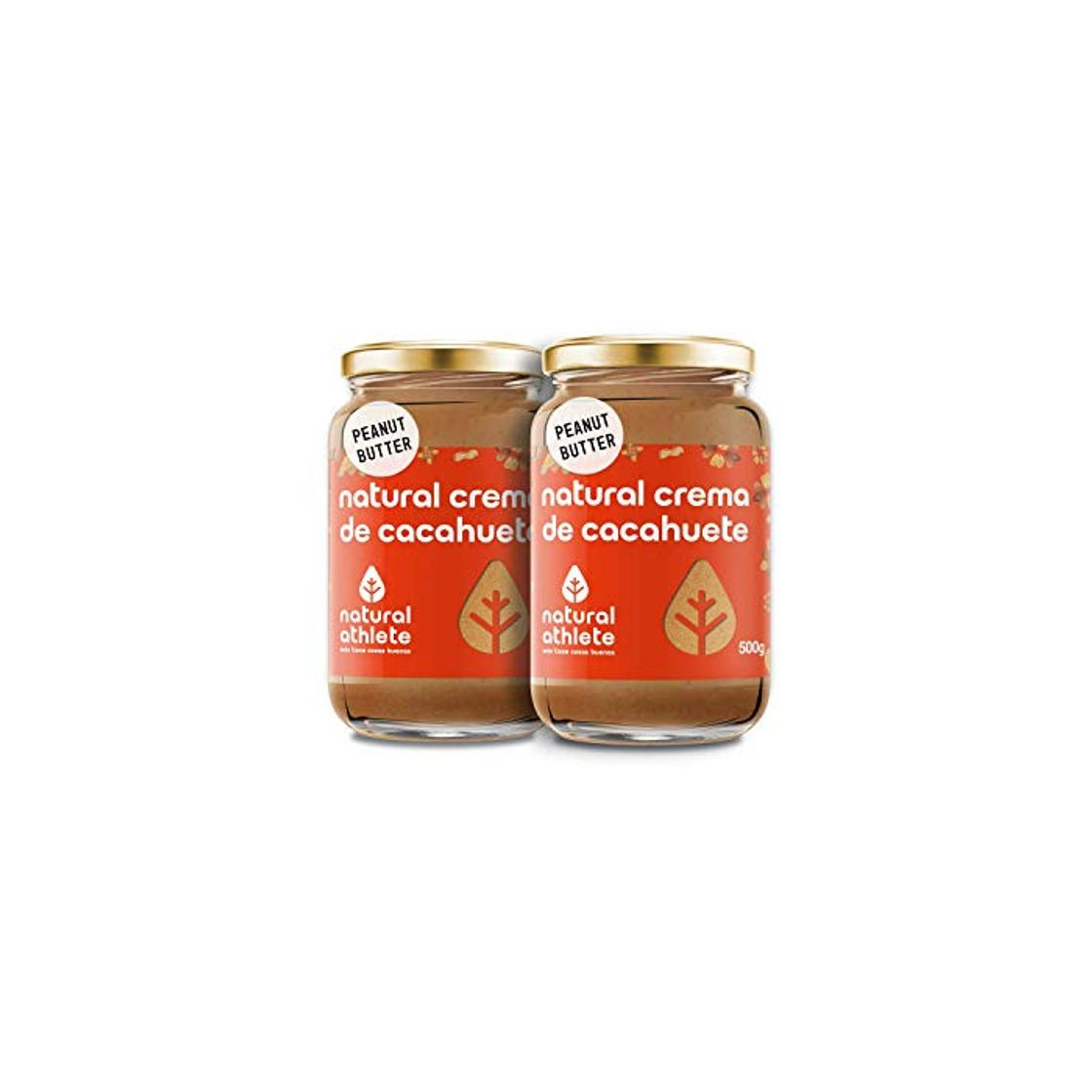 Producto Crema de Cacahuete Natural Athlete 100% Cacahuete Sin Azúcar