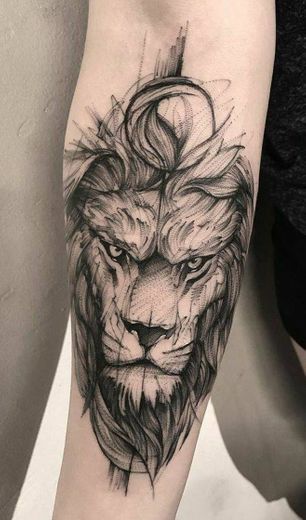 Tatuaje de lion 