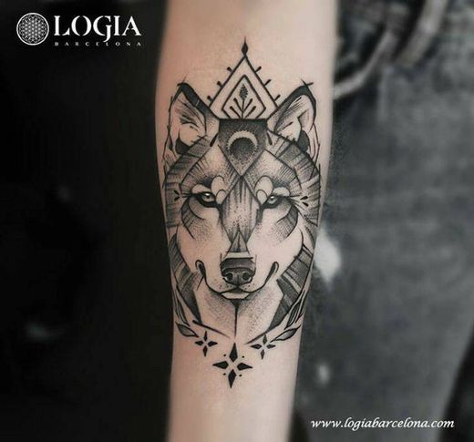 Tatuaje de lobo 
