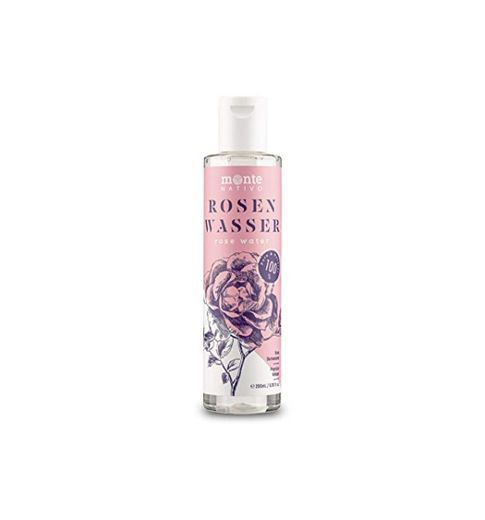 MonteNativo Agua de Rosas Natural 200 ml – Hidrolato de Rosas 100%