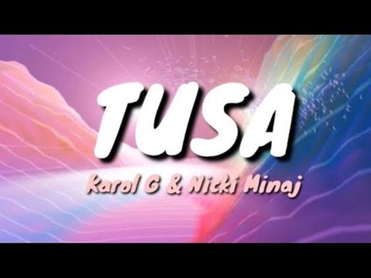 Karol G, Nicki Minaj - Tusa (Letra/Lyrics) - YouTube♥️