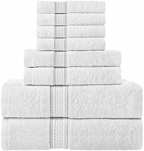 Utopia Towels - Juego de toallas; 2 toallas de baño, 2 toallas