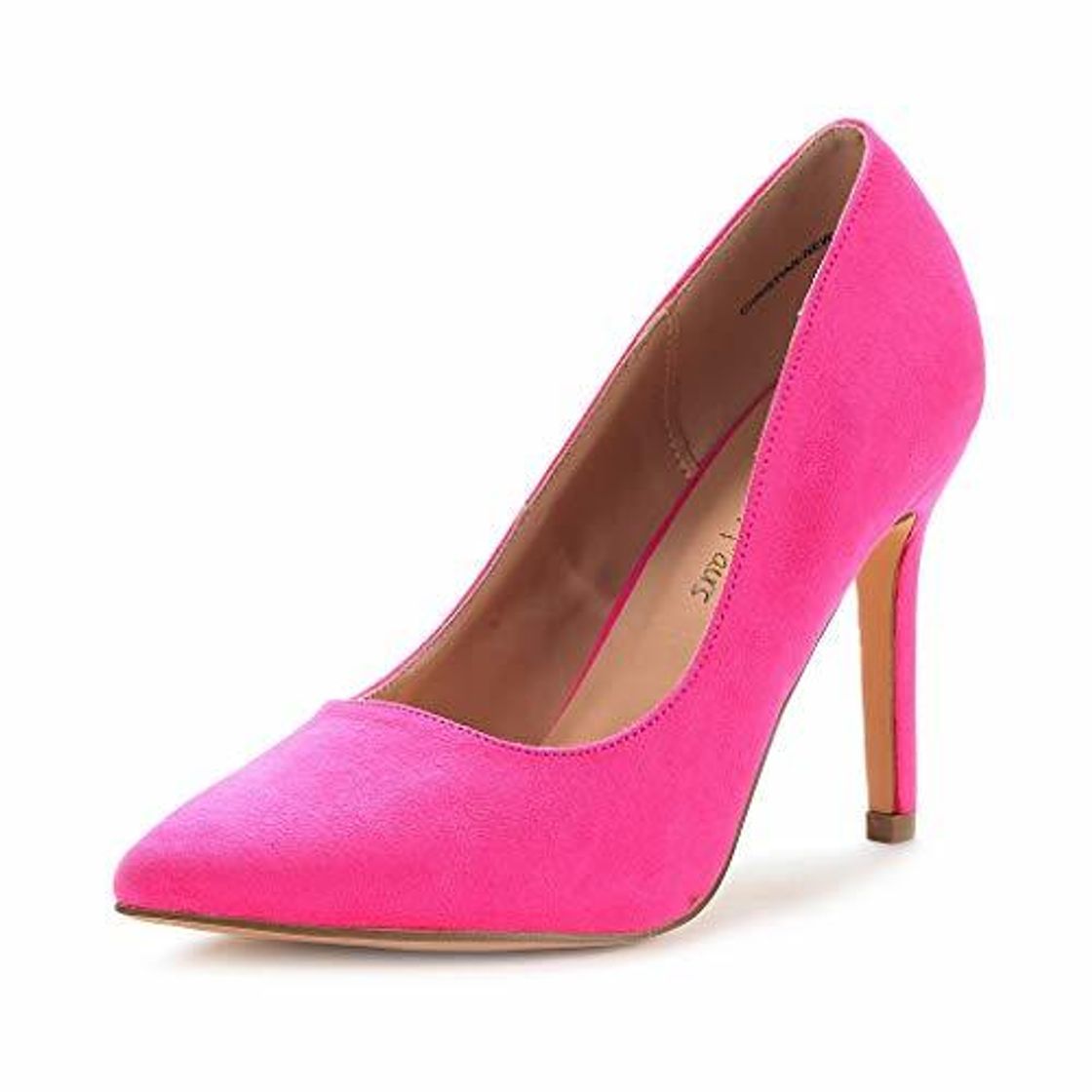 Fashion DREAM PAIRS Zapatos de Tacón Alto Pump para Mujer Fucsia Ante 40