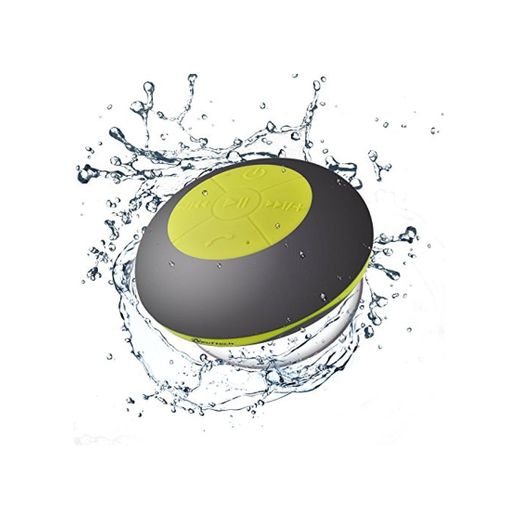 Neuftech Impermeable Altavoz Bluetooth 4.2 para Ducha, Altavoces estéreo para iPhone,Samsung,Huawei, Xiaomi