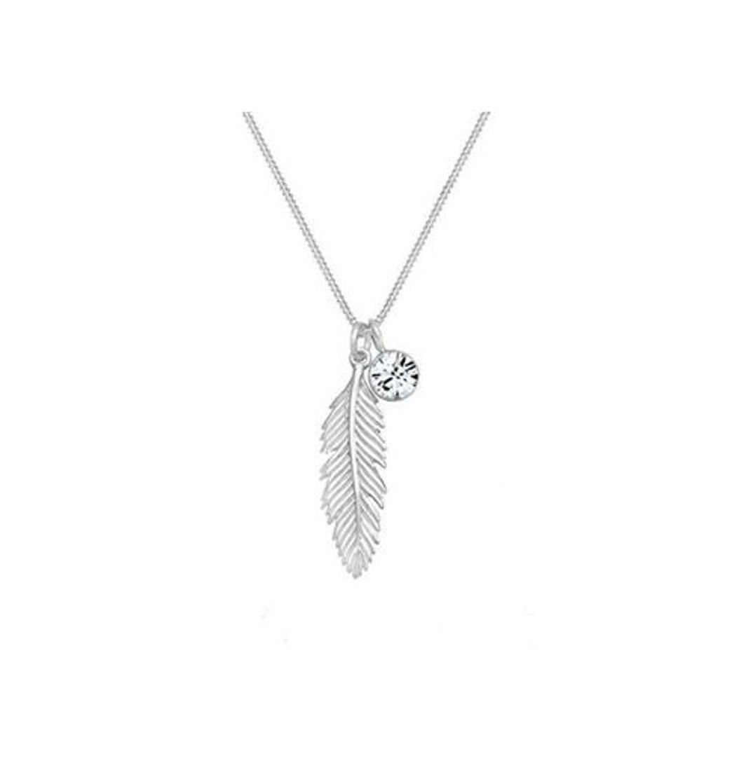 Social Elli Collares colgante boho de plumas para mujer