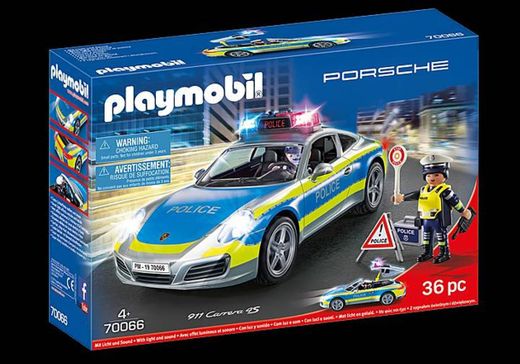 PLAYMOBIL. Porsche 911 Carrera 4S Policía 