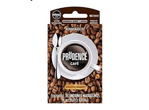 Condones Prudence sabor y aroma CAFÉ