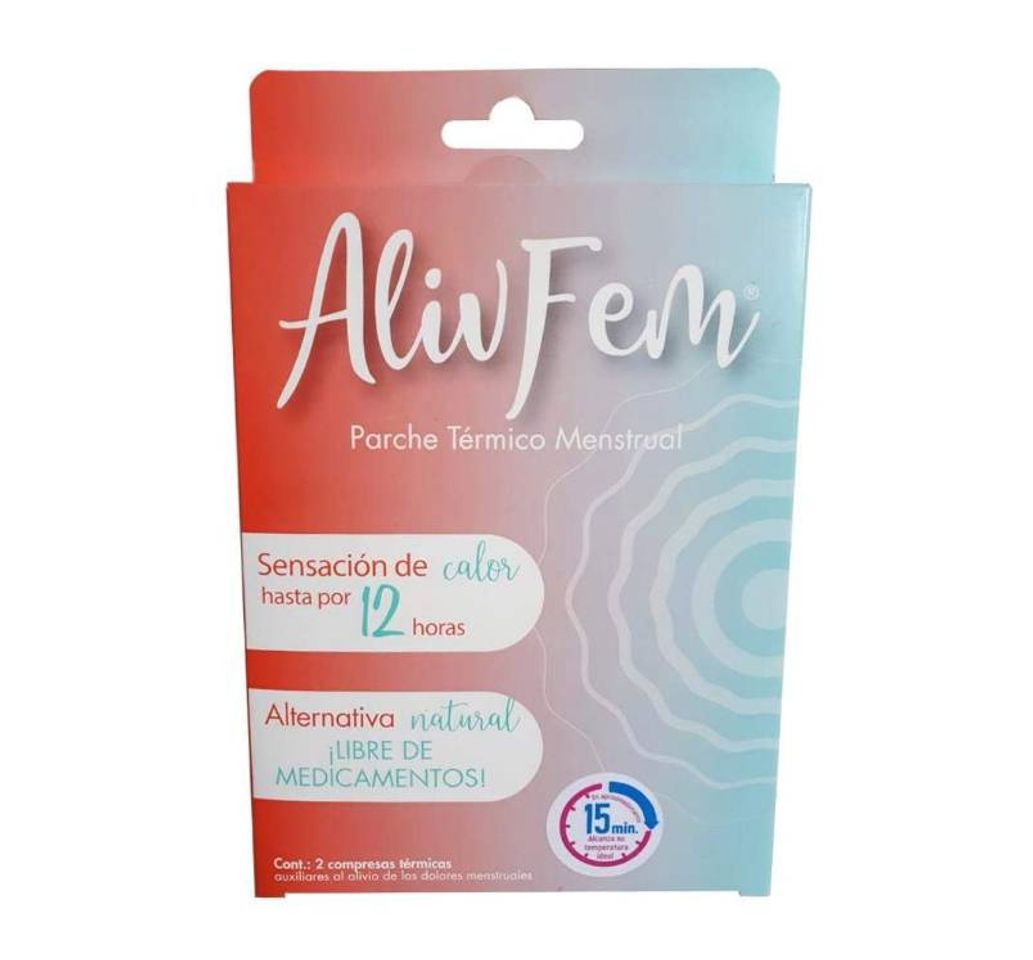 Fashion AlivFem Parche Térmico Menstrual 