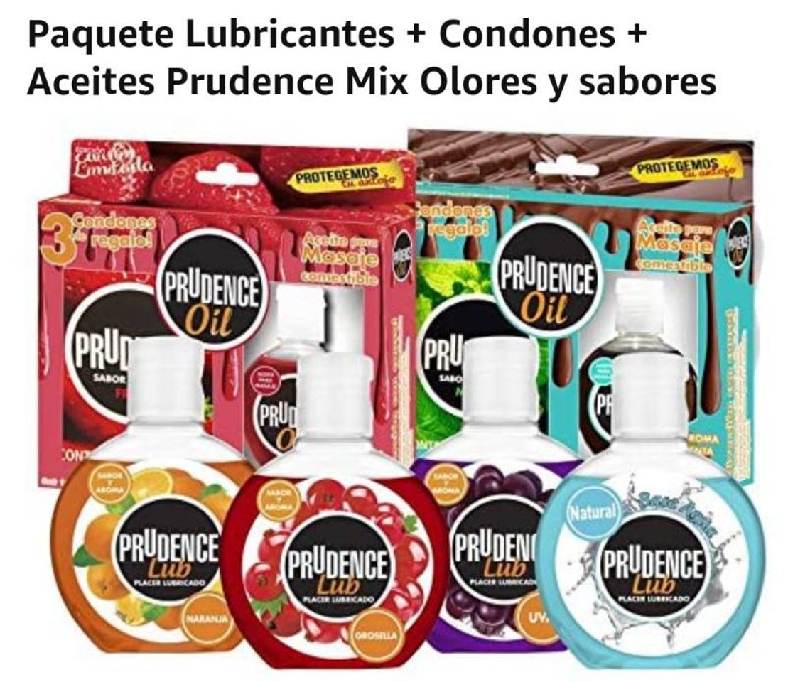 Moda Aceites, lubricantes y condones Prudence 