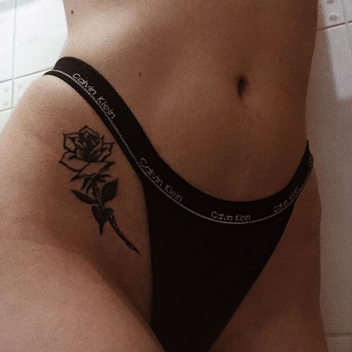 Fashion Tatuagem de flor