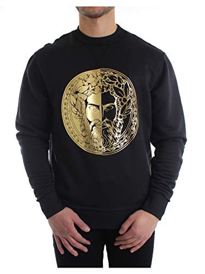 Fashion VERSACE JEANS COUTURE - Sudadera Versace B7GVA7GC30325K42 Black - B7GVA7GC30325K42 - Black