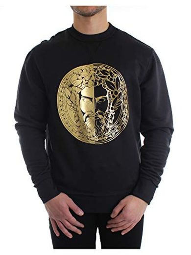 VERSACE JEANS COUTURE - Sudadera Versace B7GVA7GC30325K42 Black - B7GVA7GC30325K42 - Black