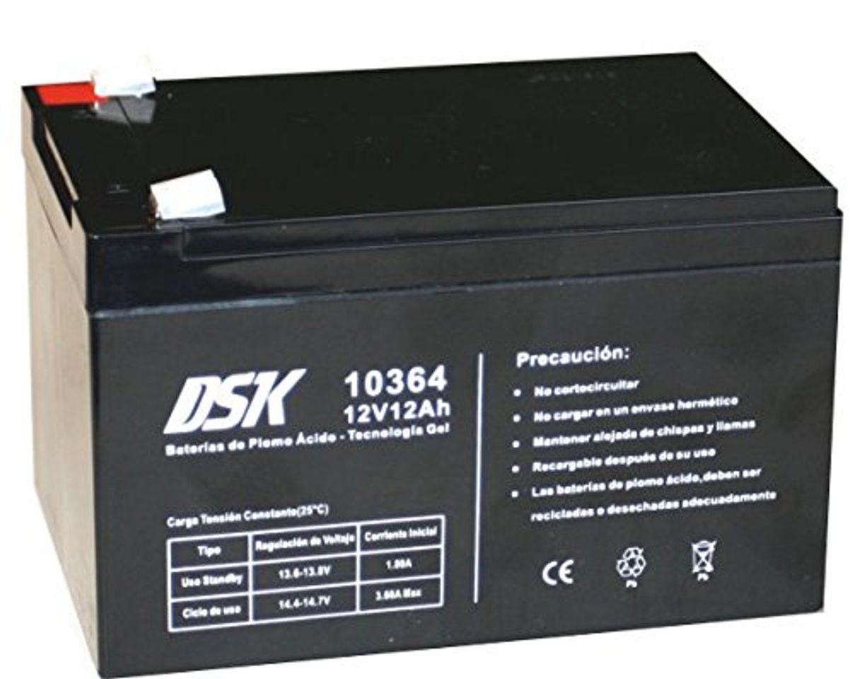 Product DSK 10364 - Batería Plomo tecnología Gel 12V 12 Ah