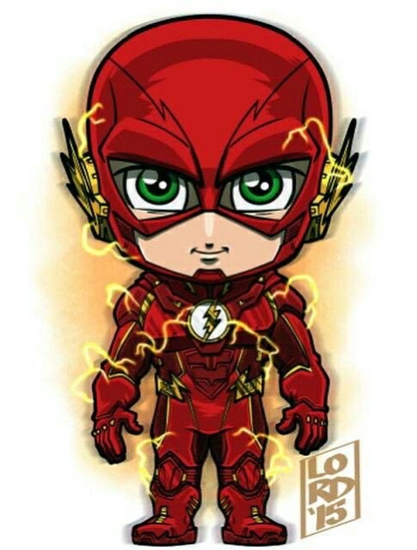 Moda Chibi de The Flash ❤️✨