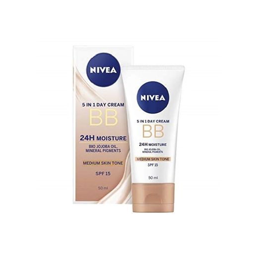 Nivea Diarios Esenciales BB Cream 5 en 1 Beautifying Crema hidratante con