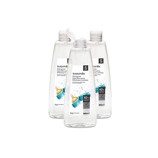 Suavinex - Pack de 3 detergentes de 500 ml para biberones y