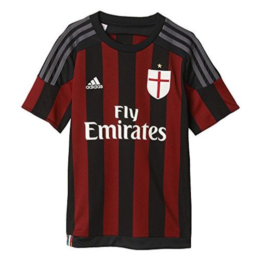 adidas AC Milan Home Camiseta, Hombre, Negro