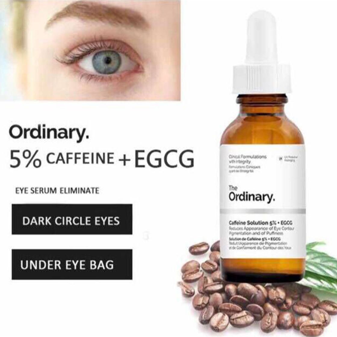 Moda Caffeine Solution 5% + EGCG - The Ordinary | Sephora