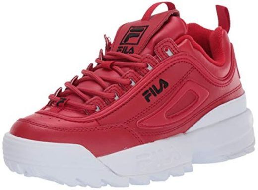 Fila Disruptor II - Zapatillas deportivas para mujer, Rojo