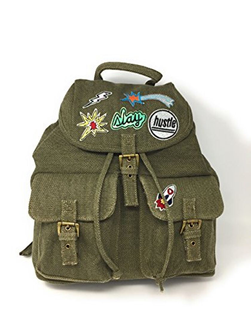 Social Steve Madden Bolso de Mochila de Lona Mujer