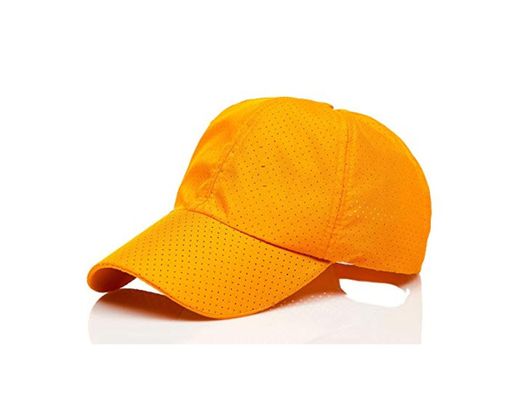 BOLF Hombre Gorra Deportiva Ajustable Gorra de Correr Estilo Urbano Bruno Rossi CZ28A Naranja One Size [1T1]