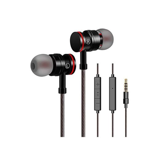 Auriculares In-Ear con micrófono, Auriculares VddSmm In-Ear Auriculares, estéreo con Aislamiento de