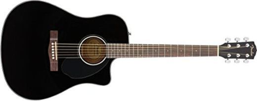 Fender CD-60SCE Black Guitarra Acústica