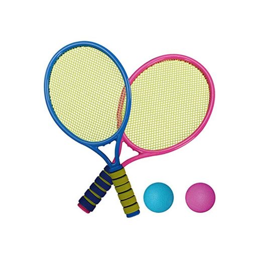 Juego de Raquetas de Tenis Tenis para niños y Adolescentes Juego de Raquetas de bádminton Beach Beach Garden Juego de Pelota para niños a Partir de 3 años