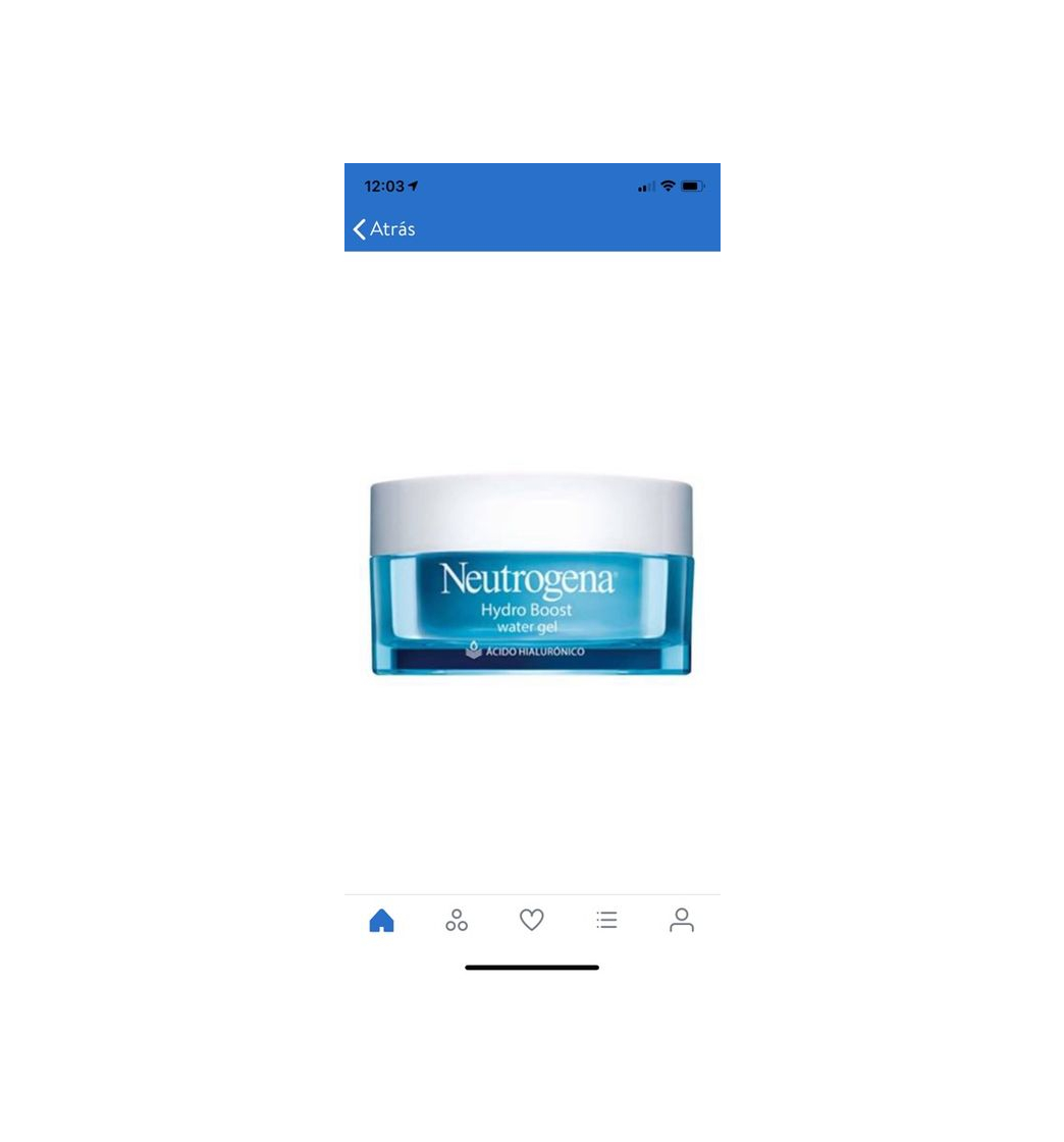 Producto Gel facial Neutrogena Hydro Boost