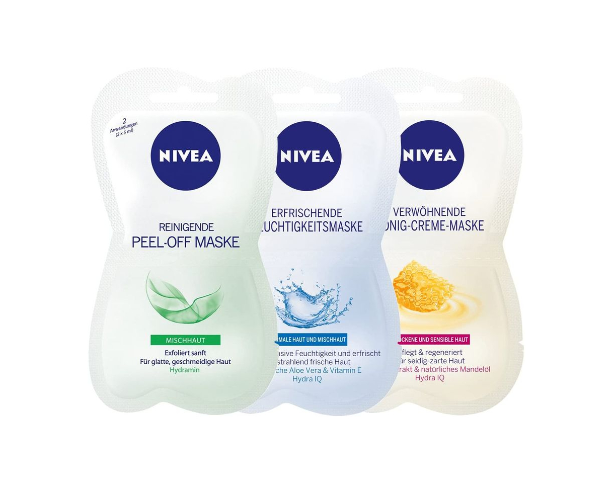 Belleza Nivea Máscaras Juego de 3