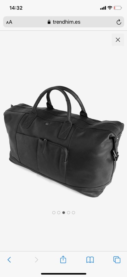 Fashion Bolsa de viaje clásica de cuero negro Oxford | ¡En stock! | Lucleon