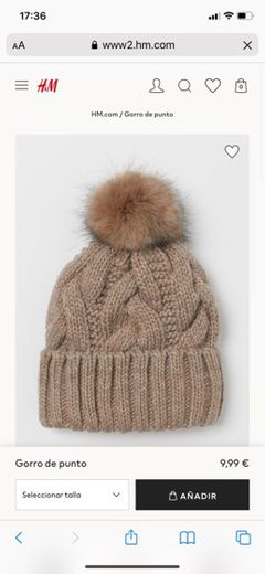 Gorro pompón 