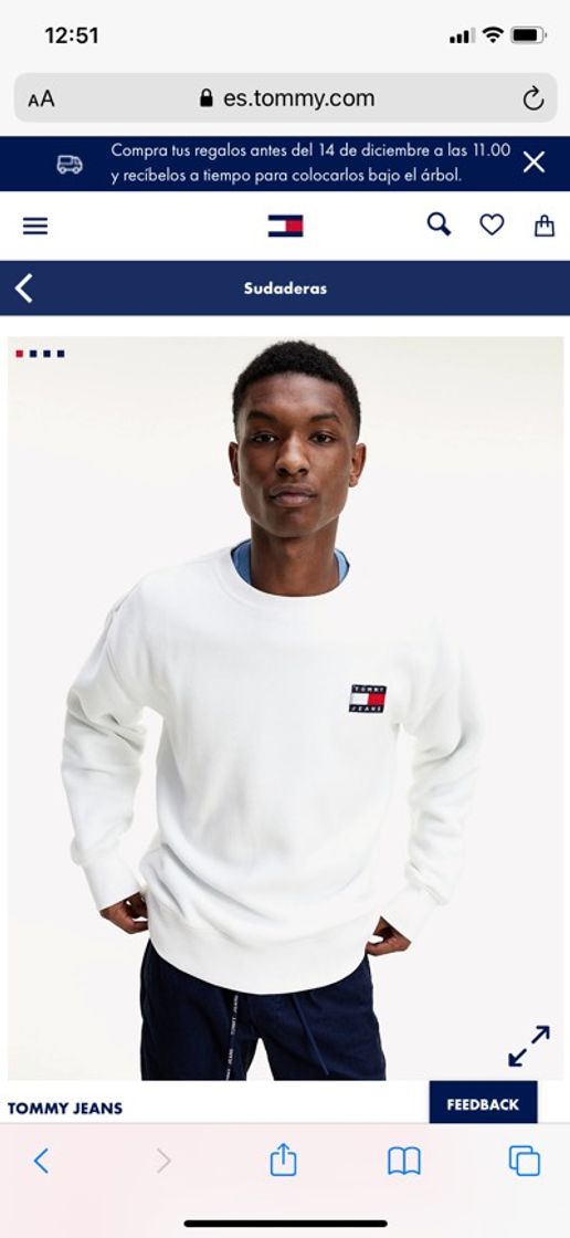 Fashion Sudadera De Tejido Polar Con Parche De Tommy | Tommy Hilfiger ...