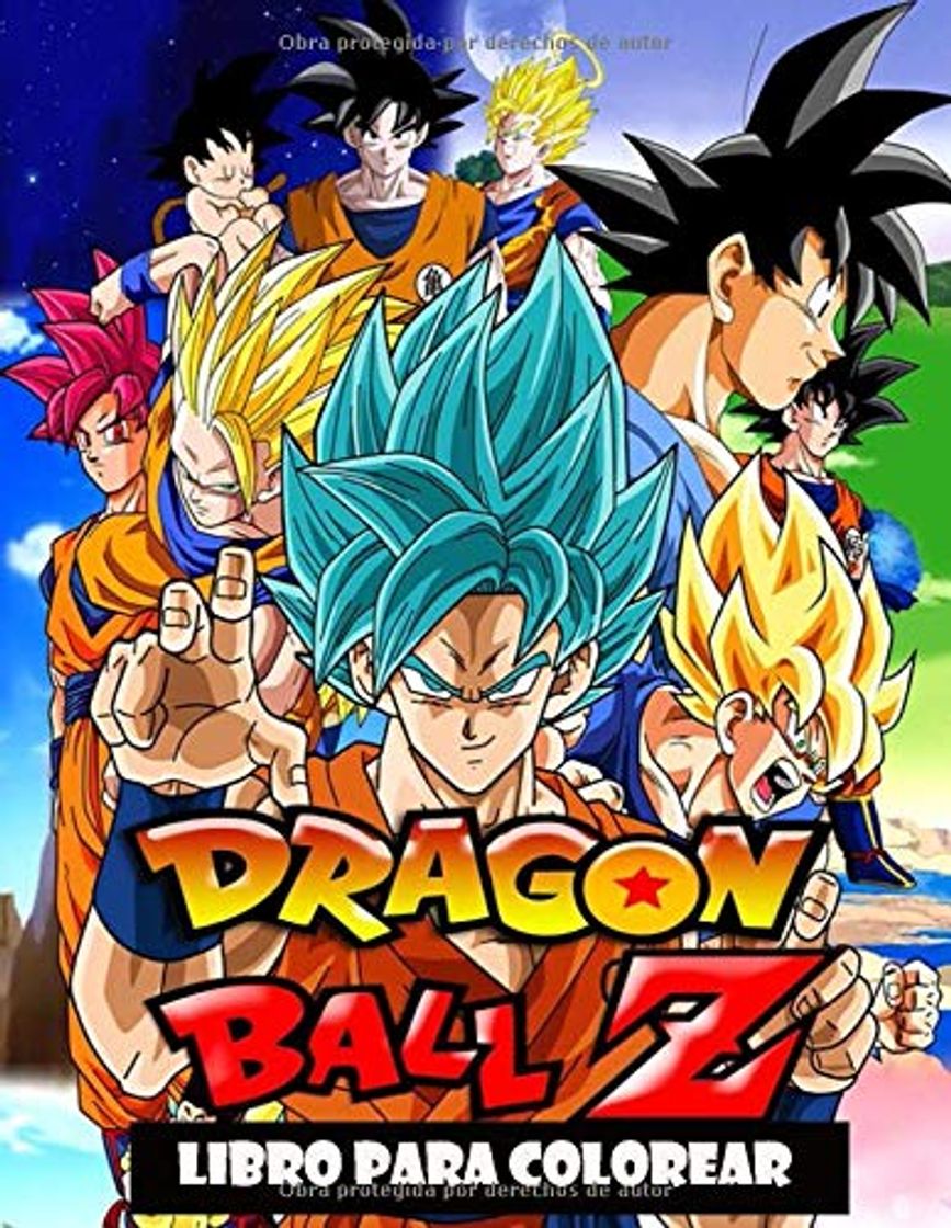 Book Dragon Ball Z Libro de colorear