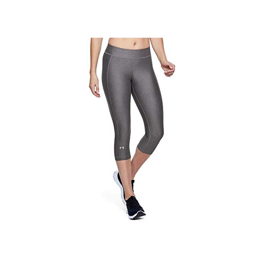 Fashion Under Armour UA Heatgear Leggings, Mujer, Gris